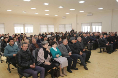 Xaçmaz: icra başçısı Qusarçay kəndində sakinlərlə görüşü