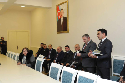 Xaçmaz RİH başçısı vətəndaşların şikayət və təkliflərini dinləyib