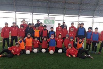 Futbol: Qusarda uşaqlar üçün təlim-məşqlər təşkil olunub