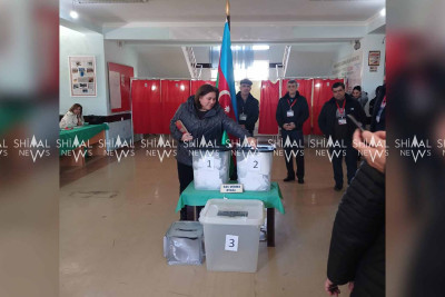 Xaçmaz: seçki məntəqələrində insan axını müşahidə olunur