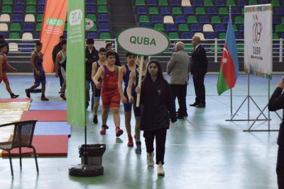 Quba: Güləşçilər Azərbaycan çempionatına vəsiqə qazanmaq uğrunda mübarizə aparıblar