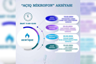 İsmayıllıda “Açıq mikrofon” aksiyası keçiriləcək