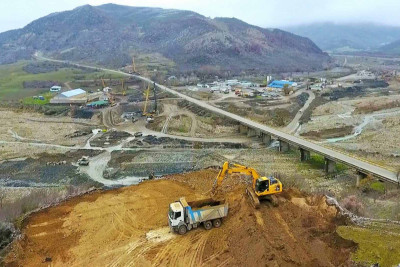 Muğanlı-İsmayıllı-Qəbələ avtomobil yolu mart ayında hazır olacaq
