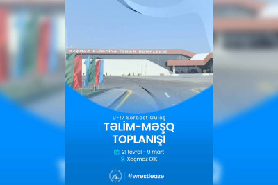 Güləş: Milli komandamız Xaçmazda təlim-məşqə başlayıb