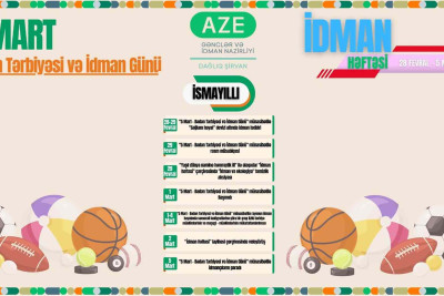 İsmayıllıda “Bədən Tərbiyəsi və İdman Günü” qeyd olunacaq