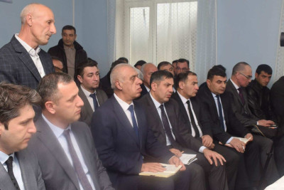 Quba: İlqar Mahmudov sakinlərlə görüşüb