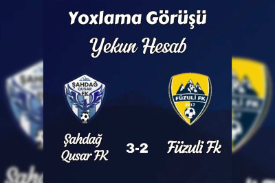 Futbol: “Şahdağ Qusar” qələbə çalıb