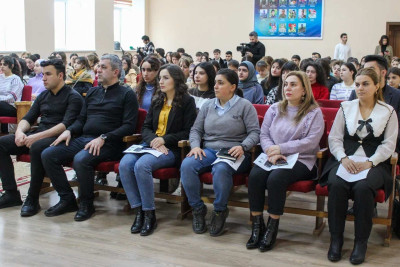 Quba: “Xocalı soyqırımını unutmadıq, unutdurmarıq!” adlı konfrans baş tutub