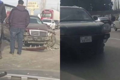 Xaçmaz: Bakı prospektində “Mercedes”, “Chevrolet” və “Hyundai” toqquşub