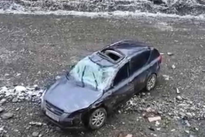 İsmayıllı yolunda qəza baş verib, xəsarət alan var