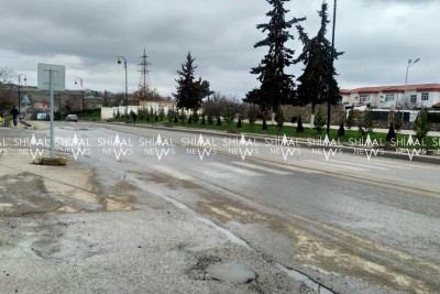 Quba: 1 həftədir ki, içməli su küçə ilə axır