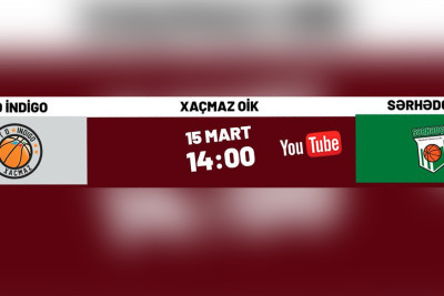 Basketbol: “NTD İndigo” “Şərhədçi” ilə qarşılaşacaq