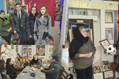 Qurum əməkdaşları İsmayıllıda şəhidlərin evlərində olublar