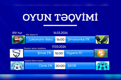 Futbol: Şimal komandalarının oyun təqvimi açıqlanıb