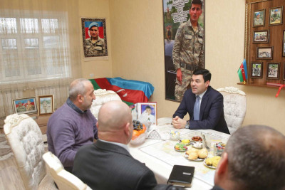 Xaçmaz: Bayram ərəfəsində şəhid ailələrinə baş çəkilib