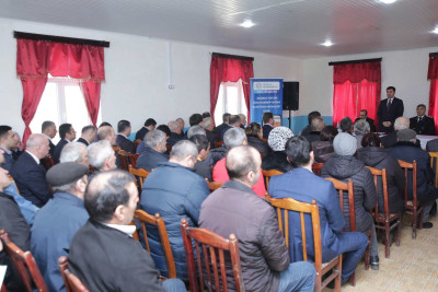 Xaçmaz: İcra başçısı sakinlərlə Seyidlikəndyeri kəndində görüşüb