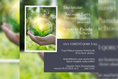 Xaçmazda rəsm sərgisi keçiriləcək