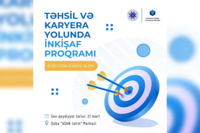 Şimal:  "Təhsil və Karyera Yolunda İnkişaf Proqramı"na qeydiyyat davam edir