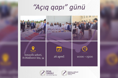 İsmayıllı: Peşə Təhsil Mərkəzi qapılarını hamıya açır