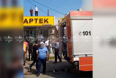 Xaçmaz: Bazarda 2 obyekt yanıb