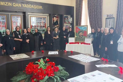 Quba: Milli Qəhrəman Albert Aqarunovun doğum günü qeyd edilib