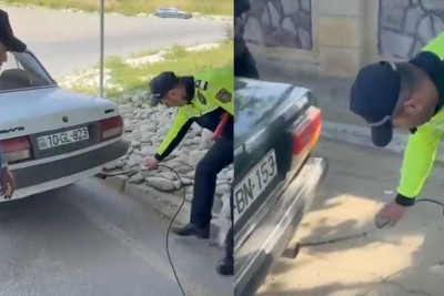 Qusar: Ətraf mühitə zərər verən sürücülər yoxlanılıblar