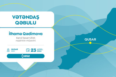 Qusar: Kənd təsərrüfatı nazirinin müavini sakinlərlə görüşəcək