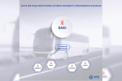 AYNA: Sumqayıt-Qusar və Sumqayıt-Quba avtobus marşrutları müsabiqəyə çıxarılır