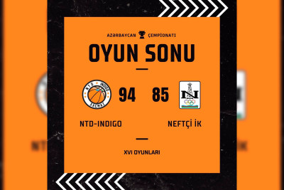 Basketbol: Komandamız növbəti oyununu qələbə ilə başa vurub