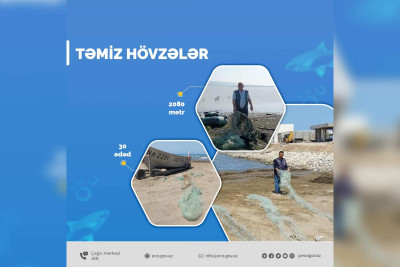 Xaçmaz: Qanunsuz ov alətləri su hövzələrindən yığışdırılır