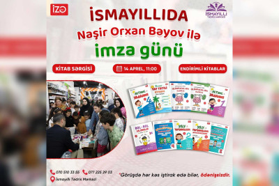 İsmayıllıda kitabsevərlər tədbirə qatılacaqlar