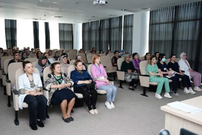 Quba: Hamilələr arasında maarifləndirmə işinin genişləndirilməsi istiqamətində təlim keçirilib
