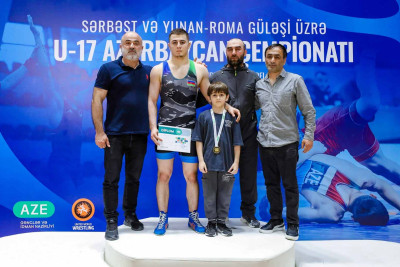 Qusar: Güləşçimiz Azərbaycan birincisi olub