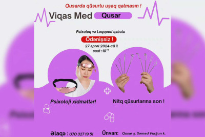 Qusar: “Viqas MED”də ödənişsiz həkim qəbulu keçiriləcək