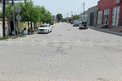 Xaçmaz: Cəlil Məmmədquluzadə küçəsi çuxur içindədir