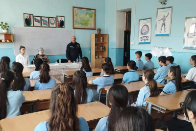 Quba: Şagirdlərə narkomaniyanın fəsadlarından bəhs edilib