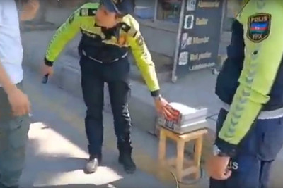 DYP: Xaçmazda avtomobillər yoxlanılıb