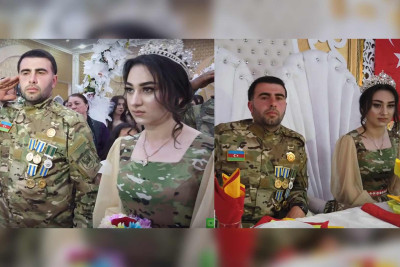 Quba: Vətən müharibəsi iştirakçısı Nemət Eldarovun toy məclisi keçirilib