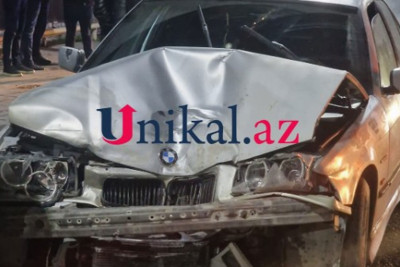 İsmayıllı: Qəzaya uğrayan "Niva" aşıb