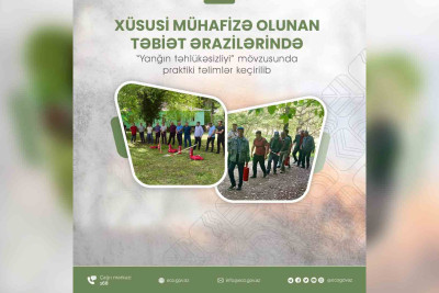 Milli parklarda kənd sakinləri üçün təlimlər təşkil edilib