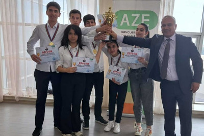 Quba: “İstiqlal” komandası intellektual oyunun qalibi olub