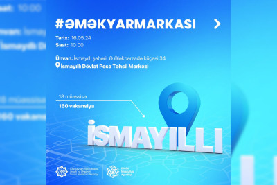 İsmayıllıda əmək yarmarkası keçiriləcək