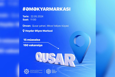 Qusarda əmək yarmarkası keçiriləcək