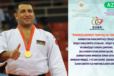Quba: İkiqat dünya və səkkizqat Avropa çempionu məktəblilərlə görüşəcək