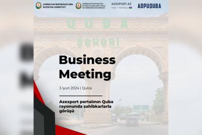 Quba rayonunda sahibkarlarla görüş keçiriləcək