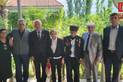 Xaçmazda sonuncu veteran ziyarət olunub