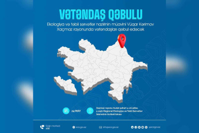 Şimal: Vüqar Kərimov qəbul keçirəcək