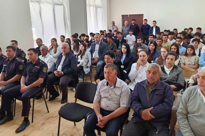 Xaçmaz: Gənclər narkotiklərin zərəri haqda məlumatlandırılıblar