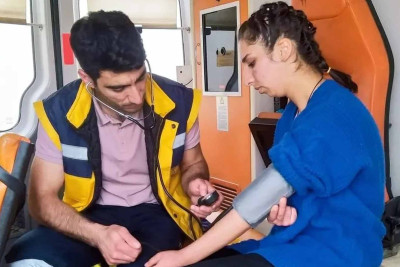 Quba: Tibb işçiləri DİM-in imtahanlarında xidmət aparırlar