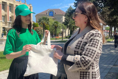 Şimal: Ekologiyanın qorunması məqsədi ilə şagirdlər ekoaksiya keçiriblər